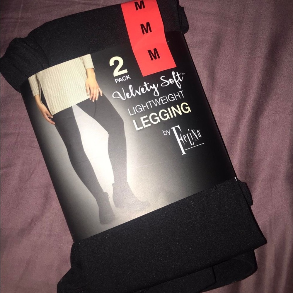Velvety two pack of leggings